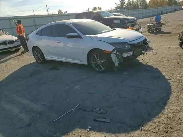 2021 Honda Civic VIN 19XFC1F38ME203384 Copart auction photo, front end / rear end damage thumbnail 10