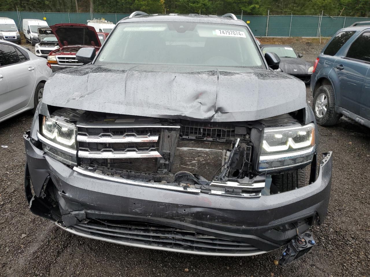 2018 Volkswagen Atlas VIN 1V2LR2CA8JC539886 Copart auction photo, front end damage thumbnail 5
