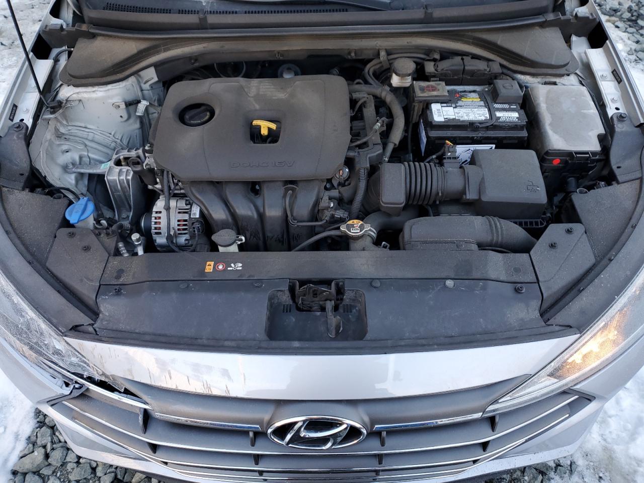 2020 Hyundai Elantra VIN 5NPD74LFXLH612993 Copart auction photo, front end damage thumbnail 11