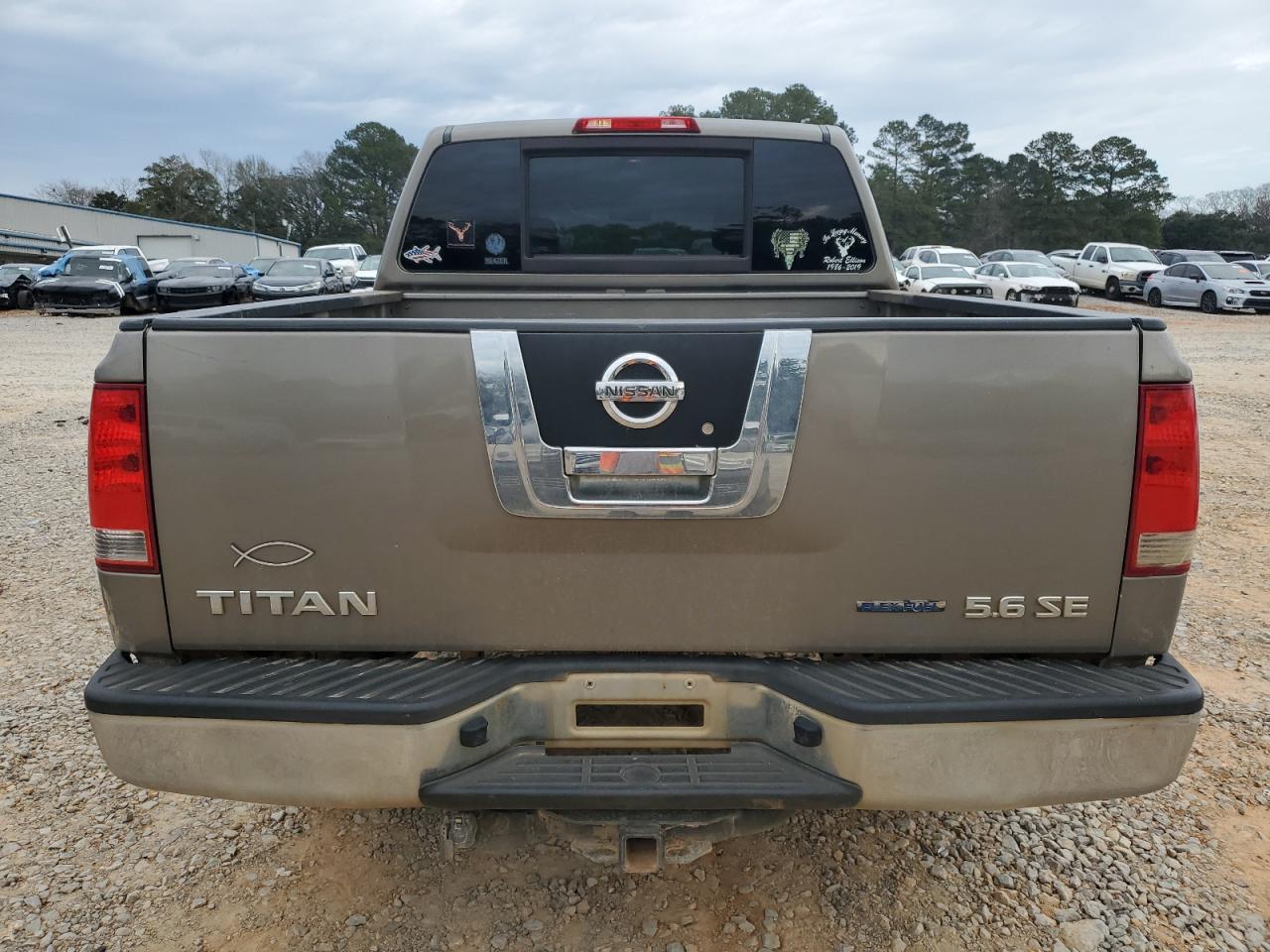 2008 Nissan Titan VIN 1N6BA07D58N347057 Copart auction photo, front end damage thumbnail 6
