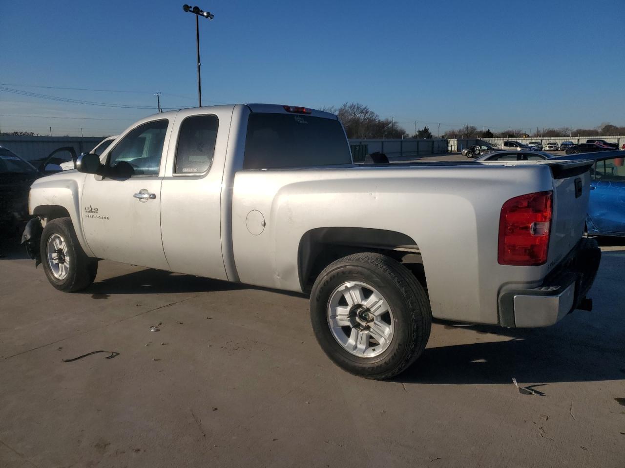 2012 Chevrolet Silverado VIN 1GCRCSE08CZ348373 Copart auction photo, side / front end damage thumbnail 2