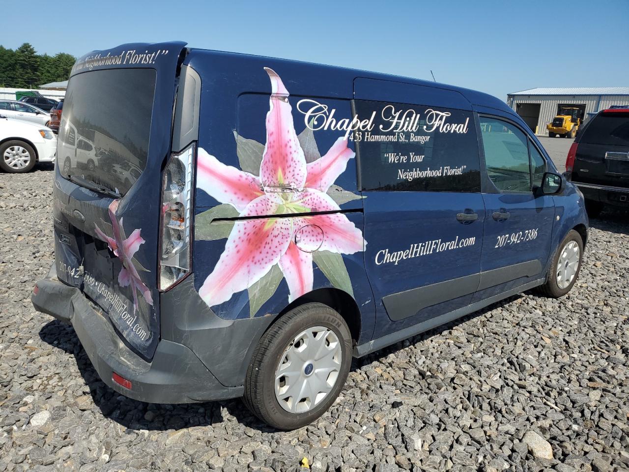 2017 Ford Transit VIN NM0LE7E7XH1297455 Copart auction photo, rear end damage thumbnail 3