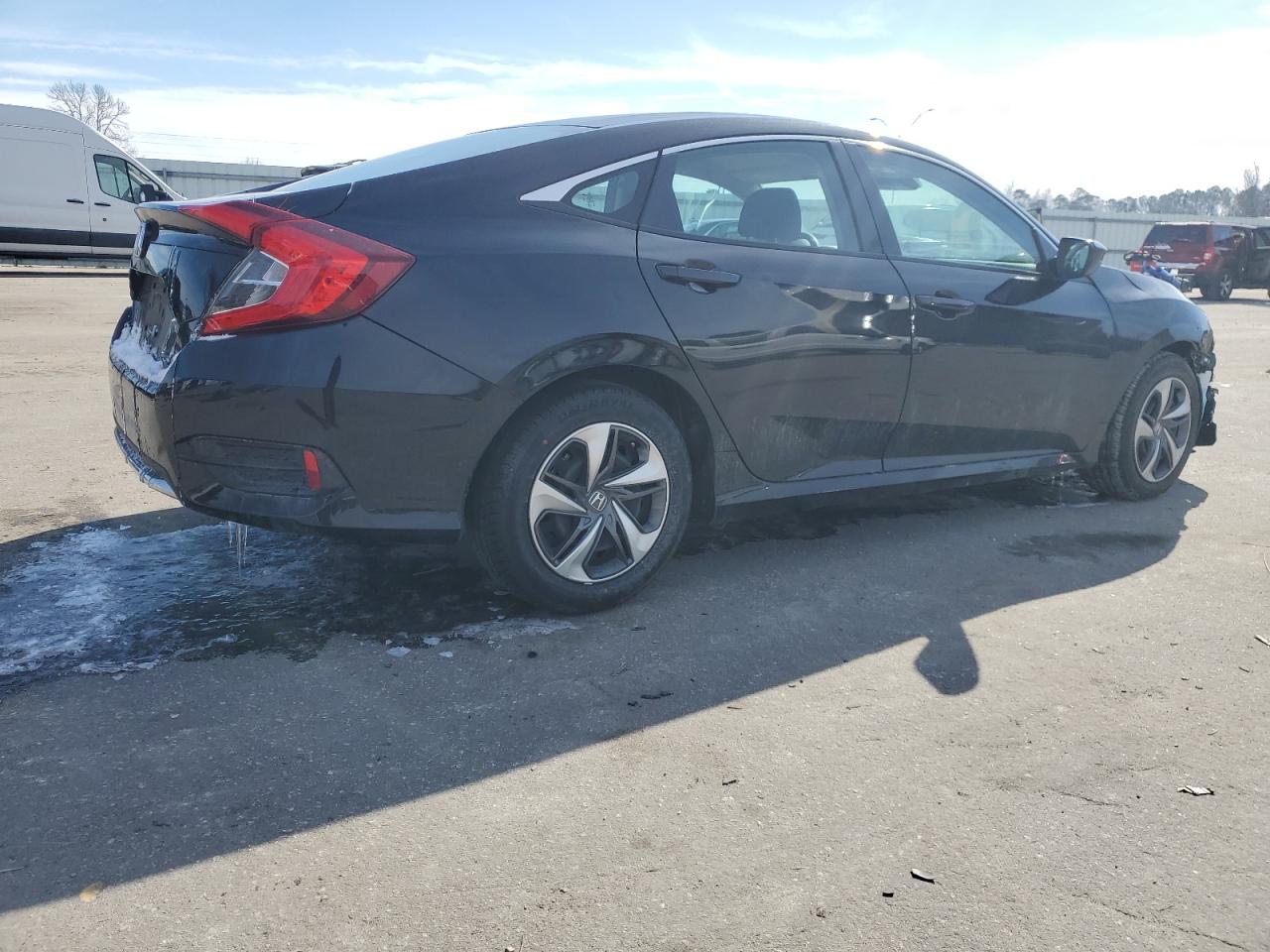 2021 Honda Civic VIN 2HGFC2F6XMH524509 Copart auction photo, front end damage thumbnail 3