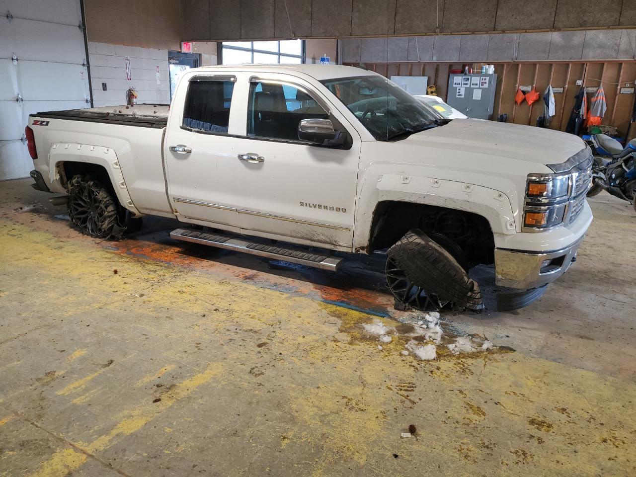 2014 Chevrolet Silverado VIN 1GCVKSEC3EZ192130 Copart auction photo, front end / undercarriage damage thumbnail 4