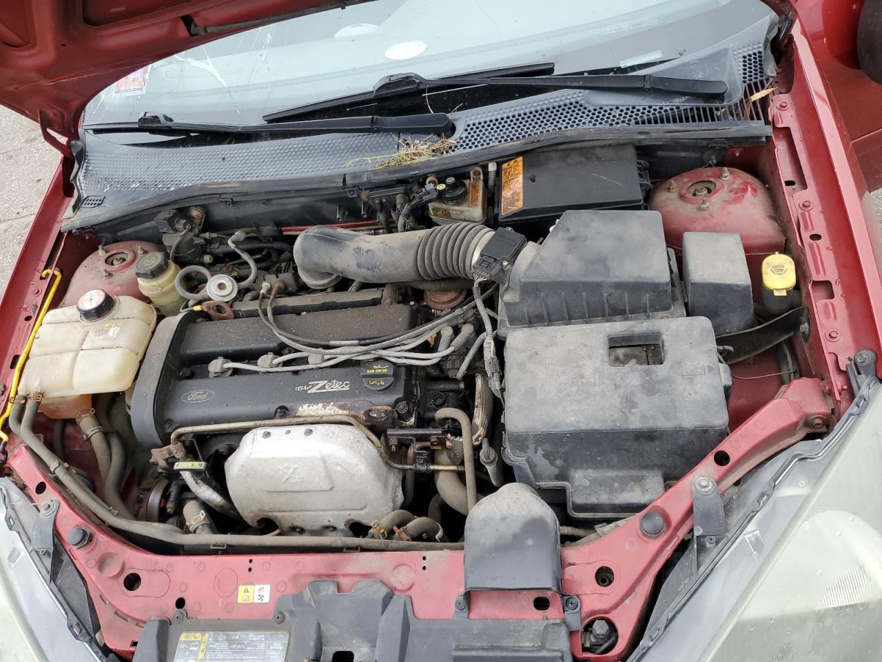 2004 Ford Focus VIN 1FAFP34344W198912 Copart auction photo, all over damage thumbnail 11