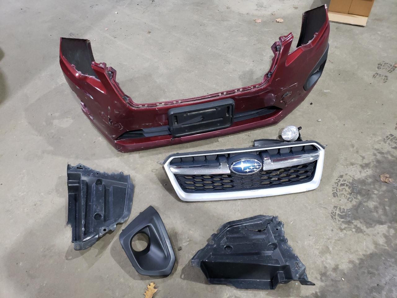 2013 Subaru Impreza VIN JF1GJAA65DH032430 Copart auction photo, front end / minor dent/scratches damage thumbnail 12