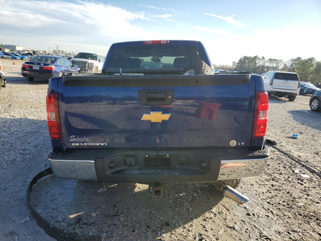 2013 Chevrolet Silverado VIN 3GCPKSE78DG163037 Copart auction photo, all over damage thumbnail 6