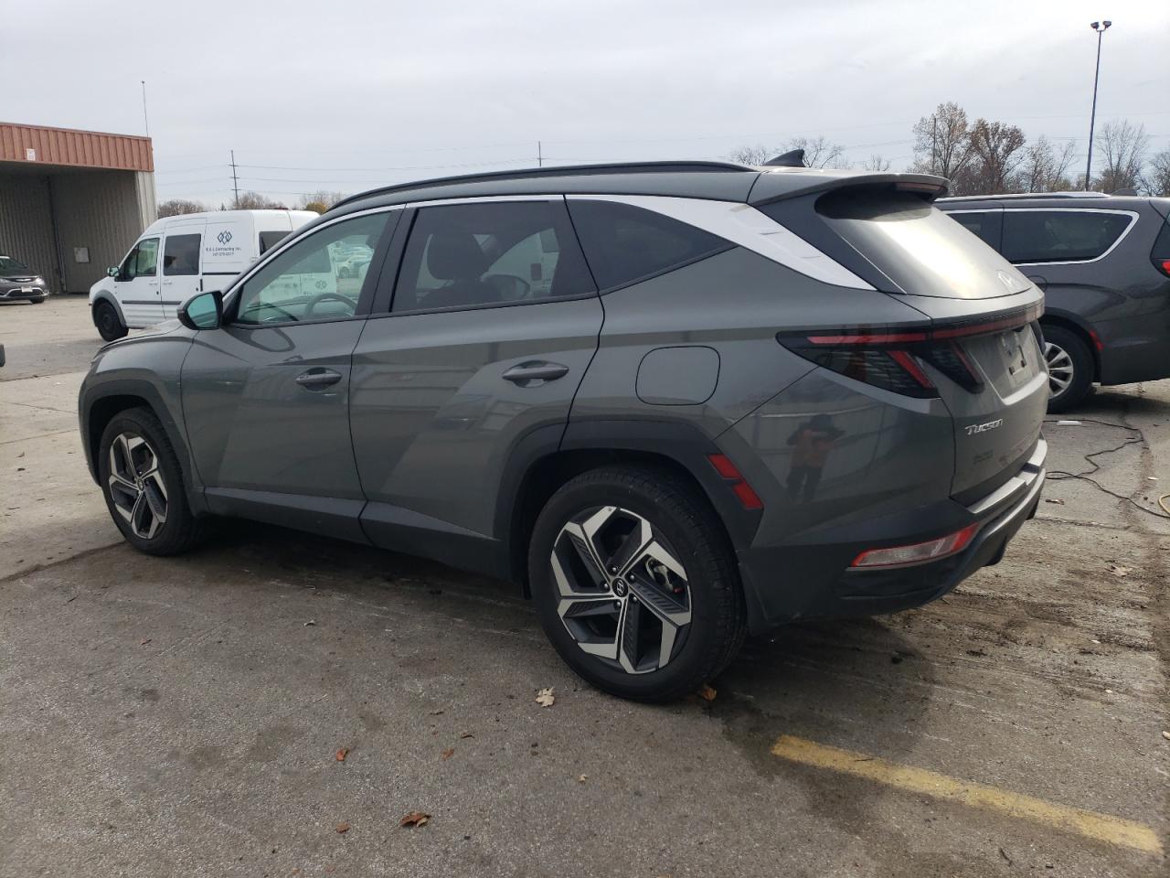 2024 Hyundai Tucson VIN 5NMJFCDE2RH411696 Copart auction photo, front end damage thumbnail 2