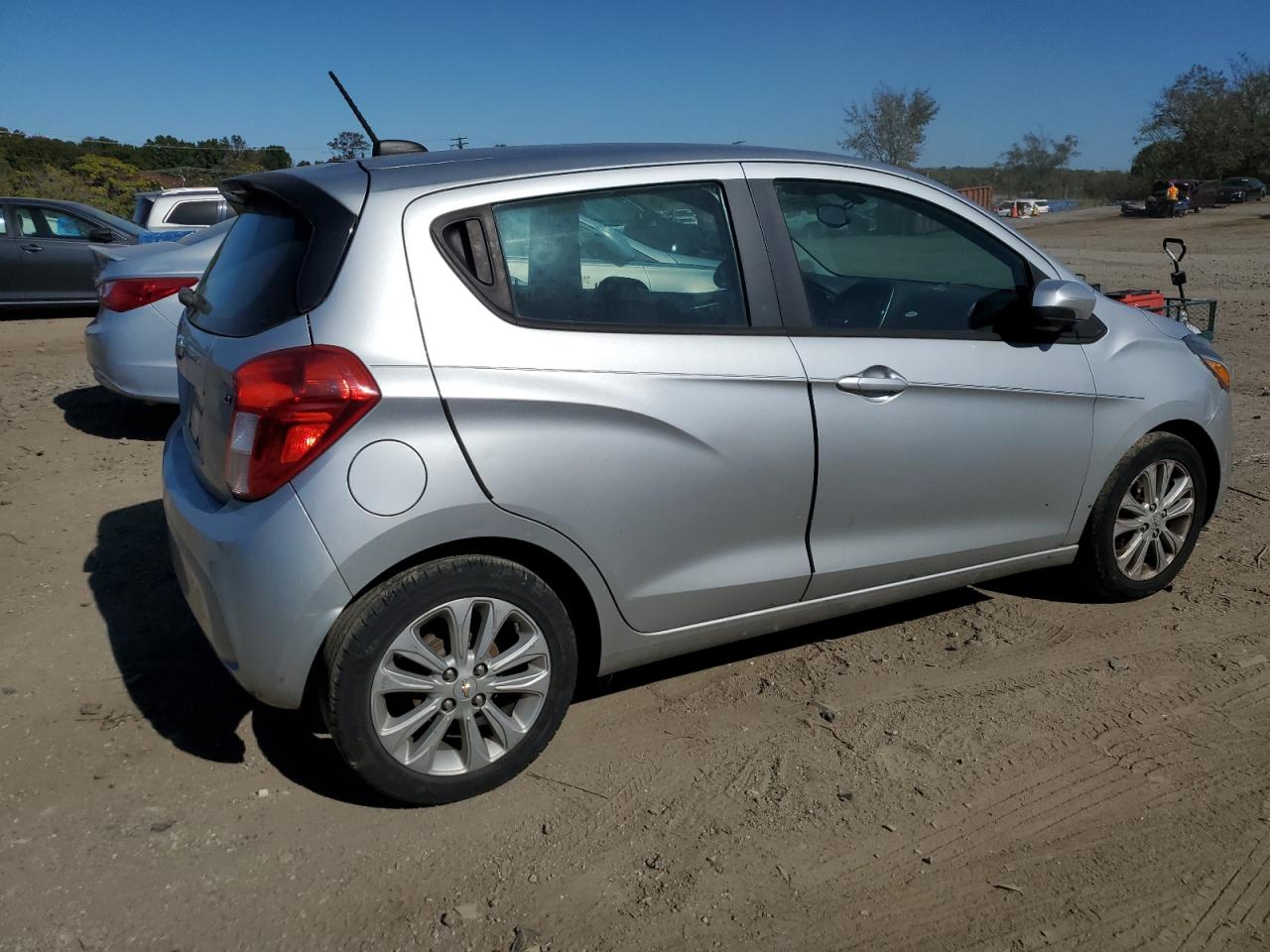 2017 Chevrolet Spark VIN KL8CD6SA9HC744211 Copart auction photo, side / front end damage thumbnail 3
