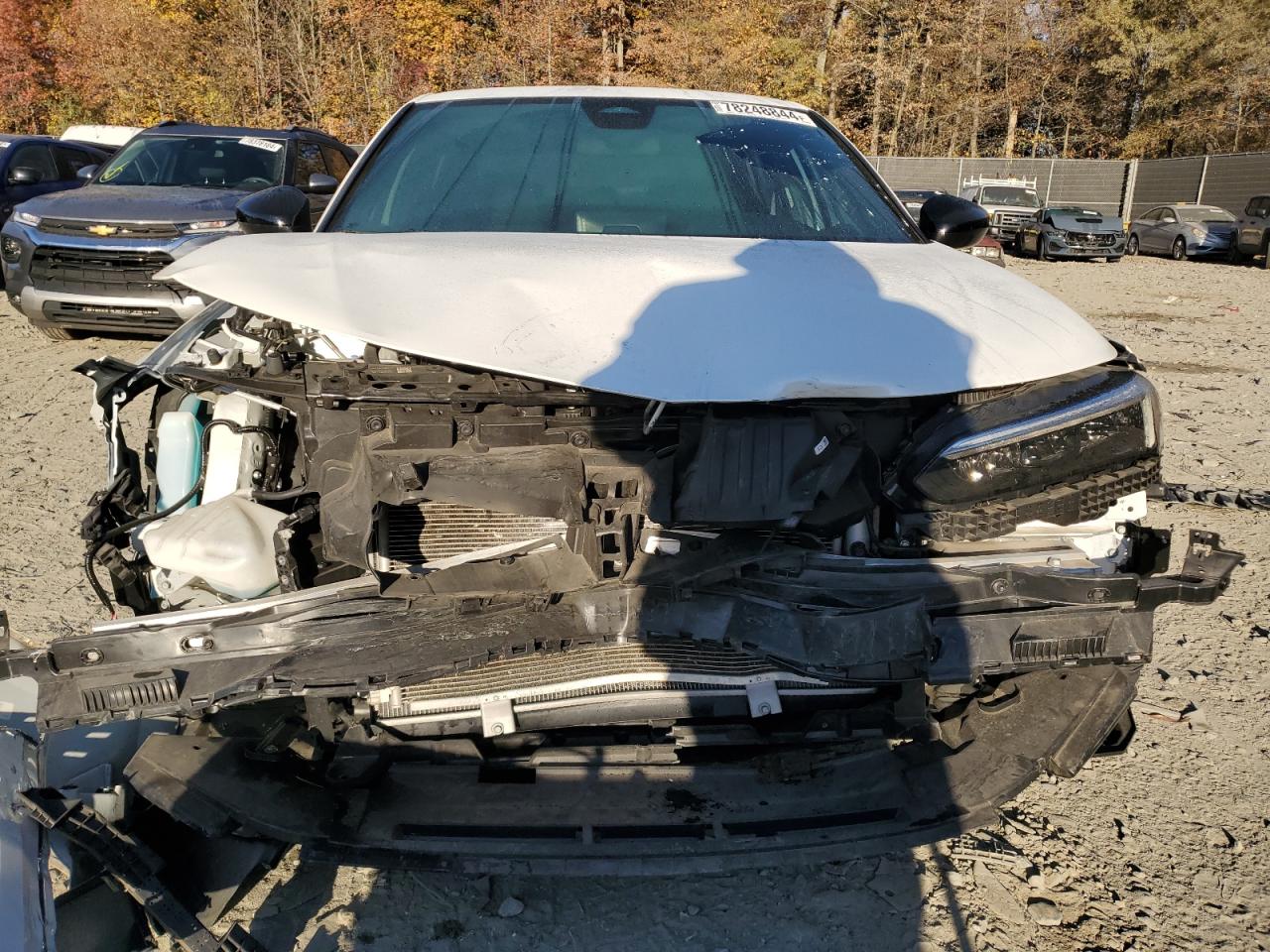 2022 Honda Civic VIN 2HGFE2F52NH593262 Copart auction photo, front end damage thumbnail 5