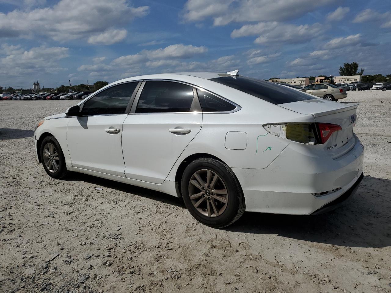 2015 Hyundai Sonata VIN 5NPE24AF5FH127719 Copart auction photo, rear end damage thumbnail 2