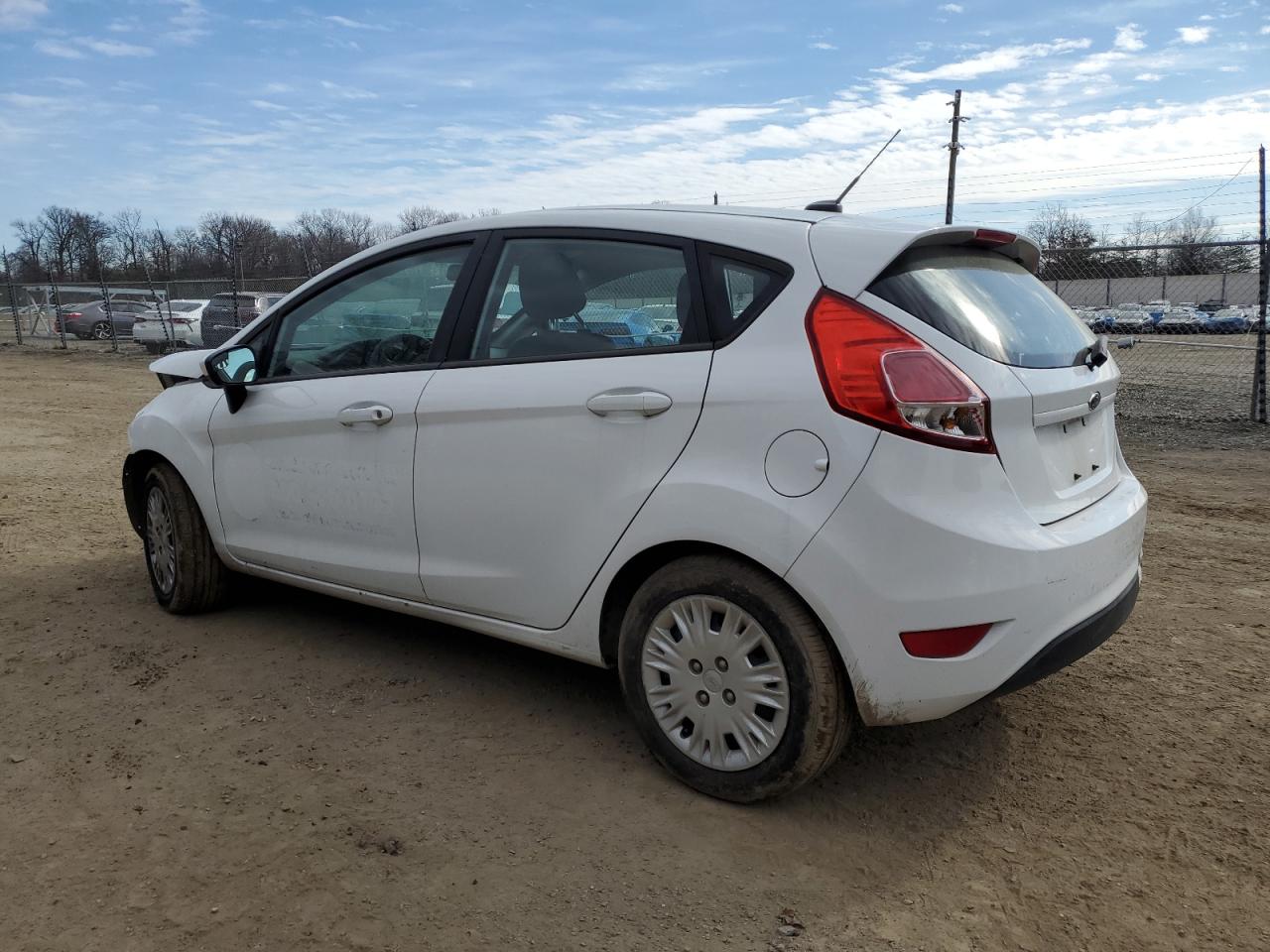 2017 Ford Fiesta VIN 3FADP4TJ9HM121780 Copart auction photo, front end / rear end damage thumbnail 2