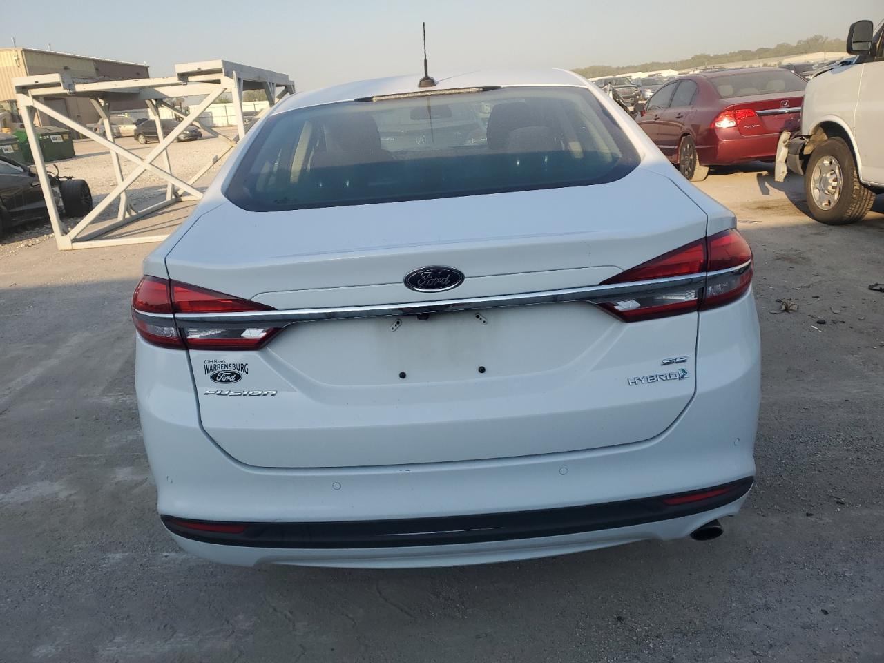 2018 Ford Fusion VIN 3FA6P0LU6JR167006 Copart auction photo, front end damage thumbnail 6