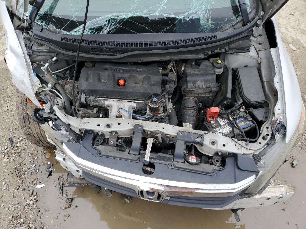 2012 Honda Civic VIN 2HGFB2F57CH325569 Copart auction photo, frame damage / front end damage thumbnail 12