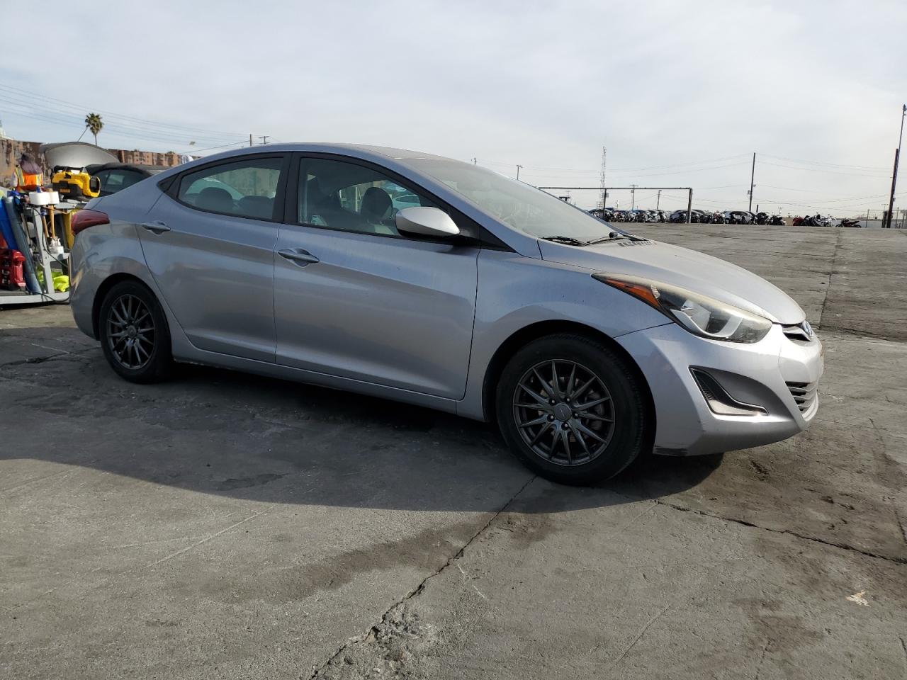 2015 Hyundai Elantra VIN 5NPDH4AE1FH643724 Copart auction photo, undercarriage / rear end damage thumbnail 4