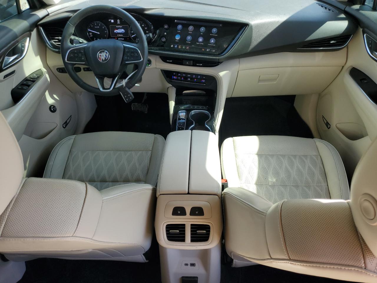 2021 Buick Envision VIN LRBFZRR40MD120467 Copart auction photo, front end / side damage thumbnail 8