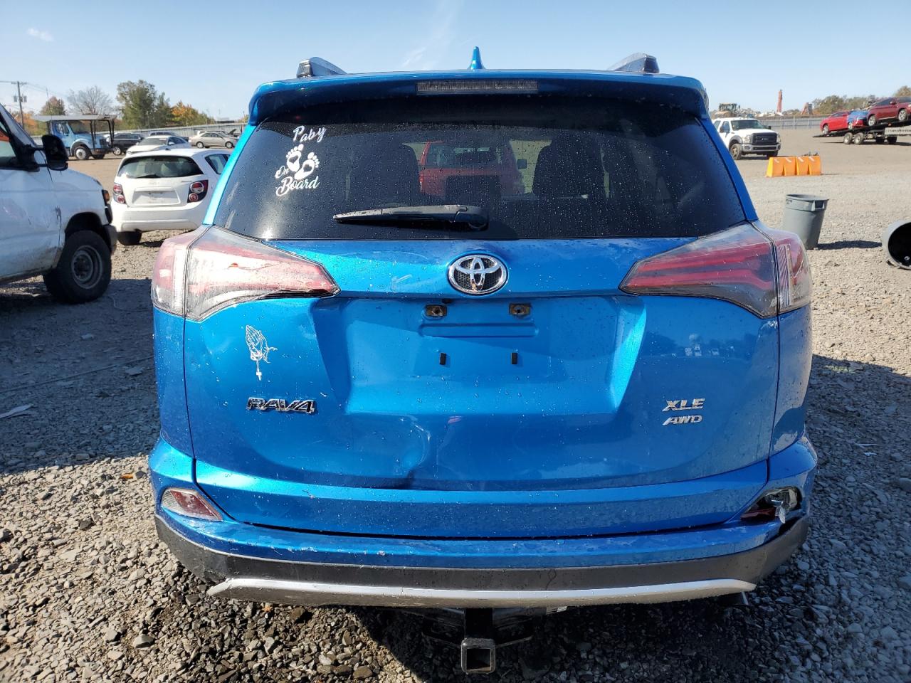 2016 Toyota RAV 4 VIN JTMRFREVXGJ089952 Copart auction photo, rear end damage thumbnail 6