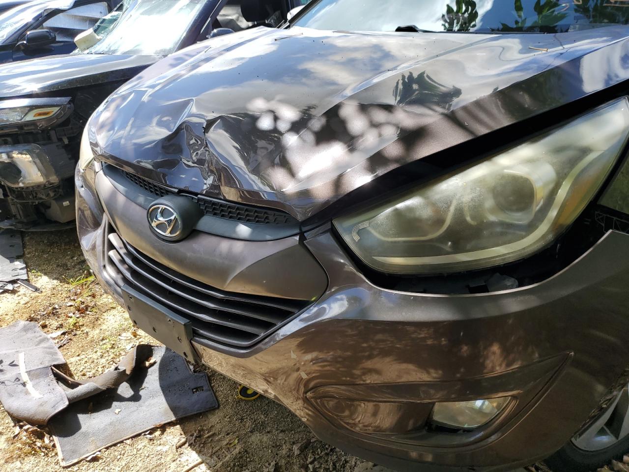 2014 Hyundai Tucson VIN KM8JU3AG5EU921681 Copart auction photo, front end damage thumbnail 12