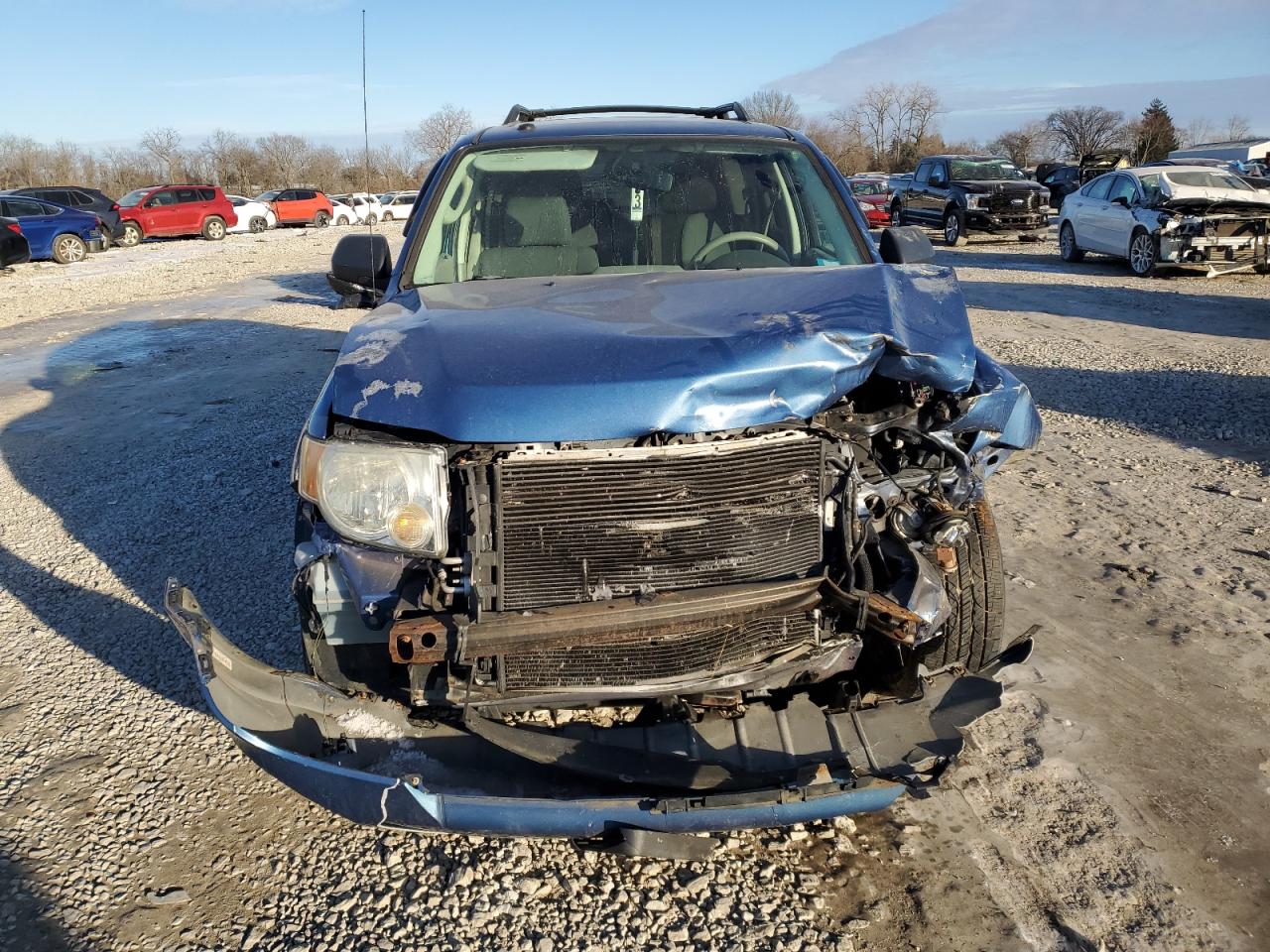 2010 Ford Escape VIN 1FMCU0D76AKA35068 Copart auction photo, front end damage thumbnail 5