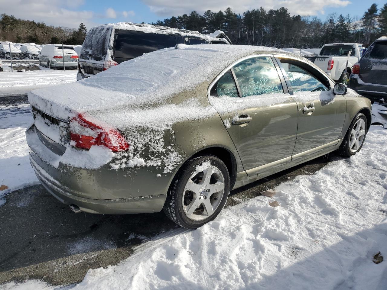 2009 Volvo S80 VIN YV1AH992791093655 Copart auction photo, side / minor dent/scratches damage thumbnail 3