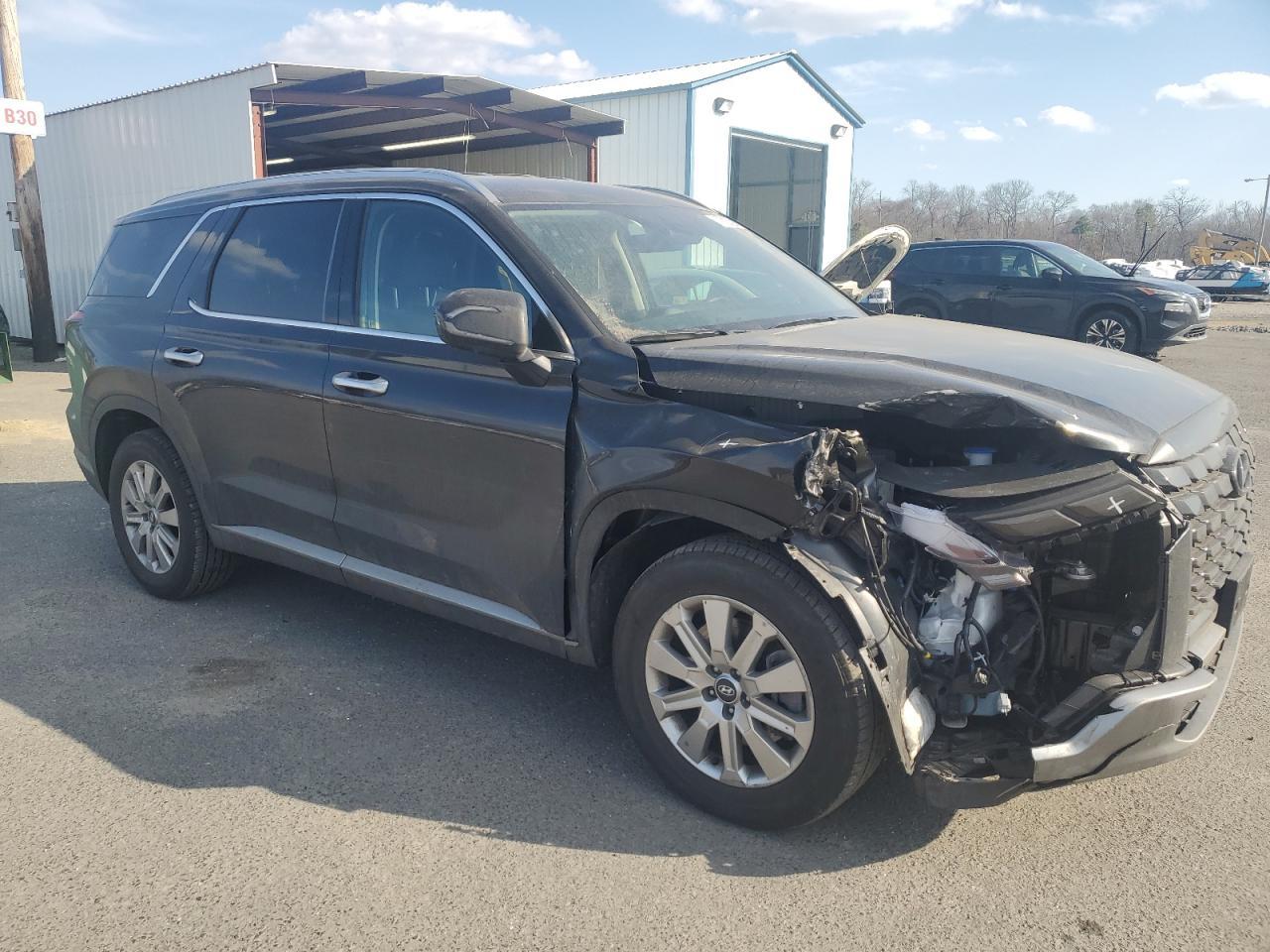 2024 Hyundai Palisade VIN KM8R2DGE8RU784505 Copart auction photo, front end damage thumbnail 4