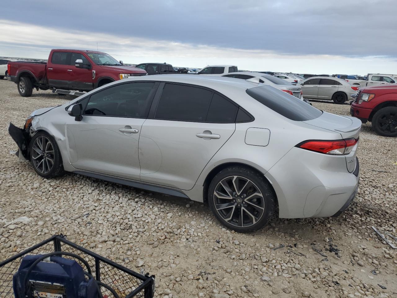 2020 Toyota Corolla VIN 5YFS4RCE3LP049292 Copart auction photo, all over damage thumbnail 2