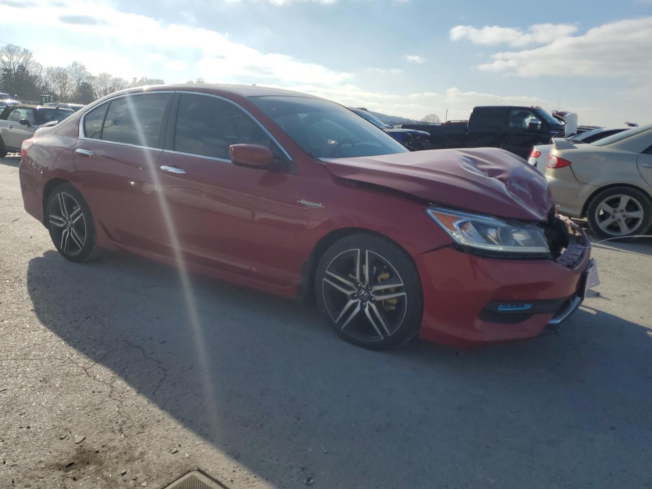 2017 Honda Accord VIN 1HGCR2F54HA178440 Copart auction photo, front end damage thumbnail 4