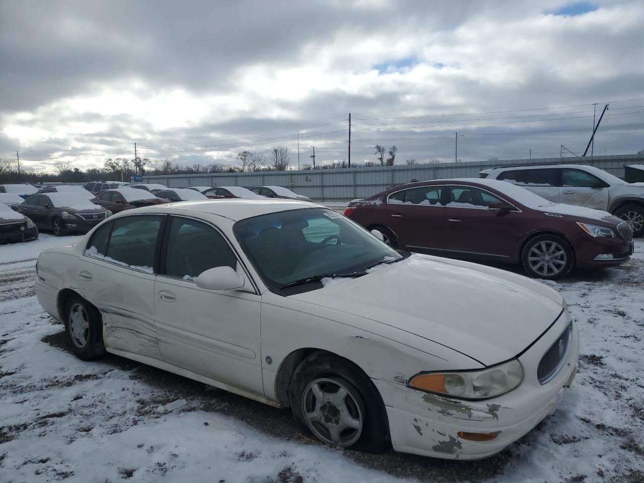 2001 Buick LeSabre VIN 1G4HP54K414242979 Copart auction photo, undercarriage / side damage thumbnail 4