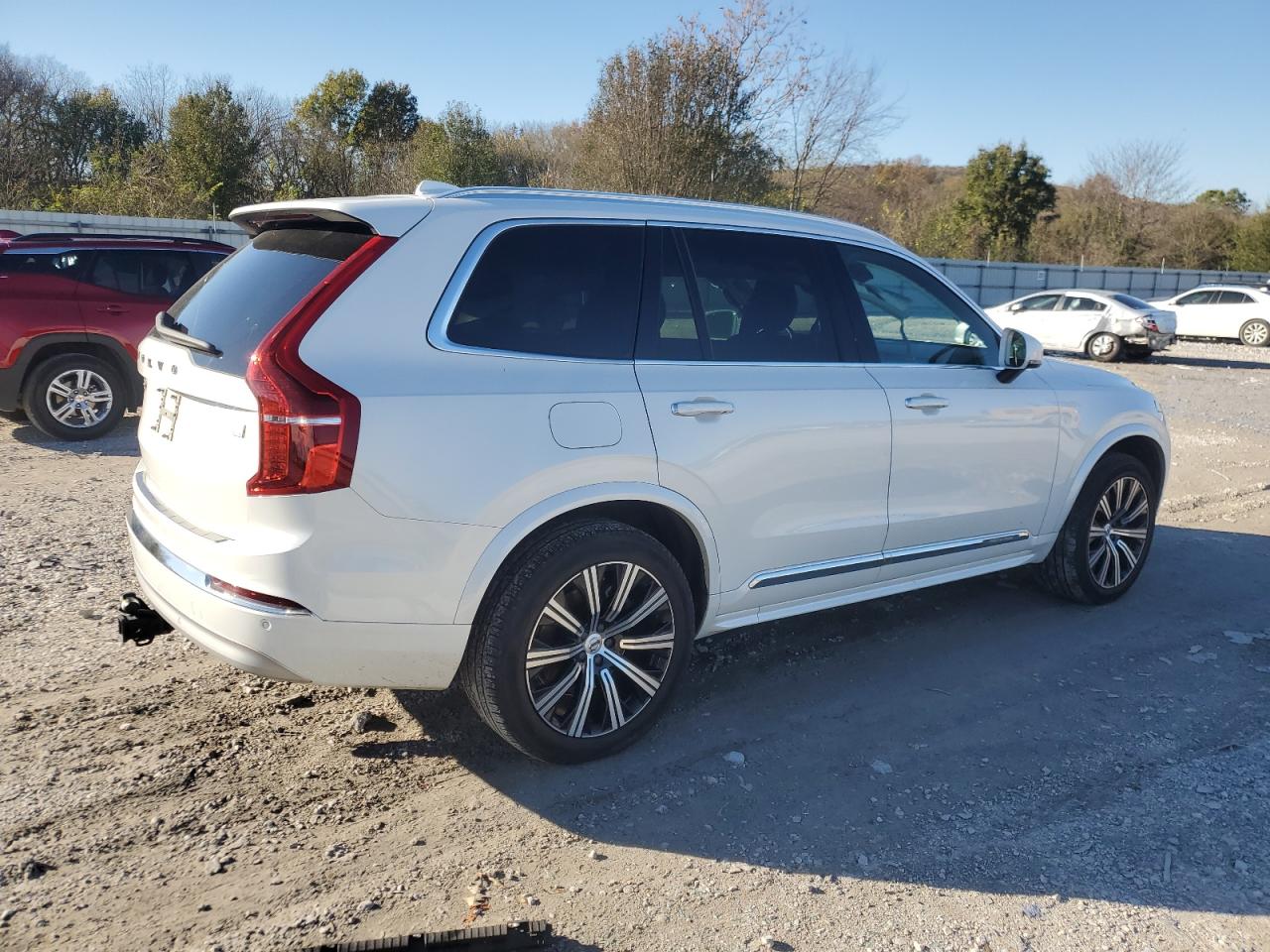 2022 Volvo XC90 VIN YV4BR00L8N1818891 Copart auction photo, side / rejected repair damage thumbnail 3