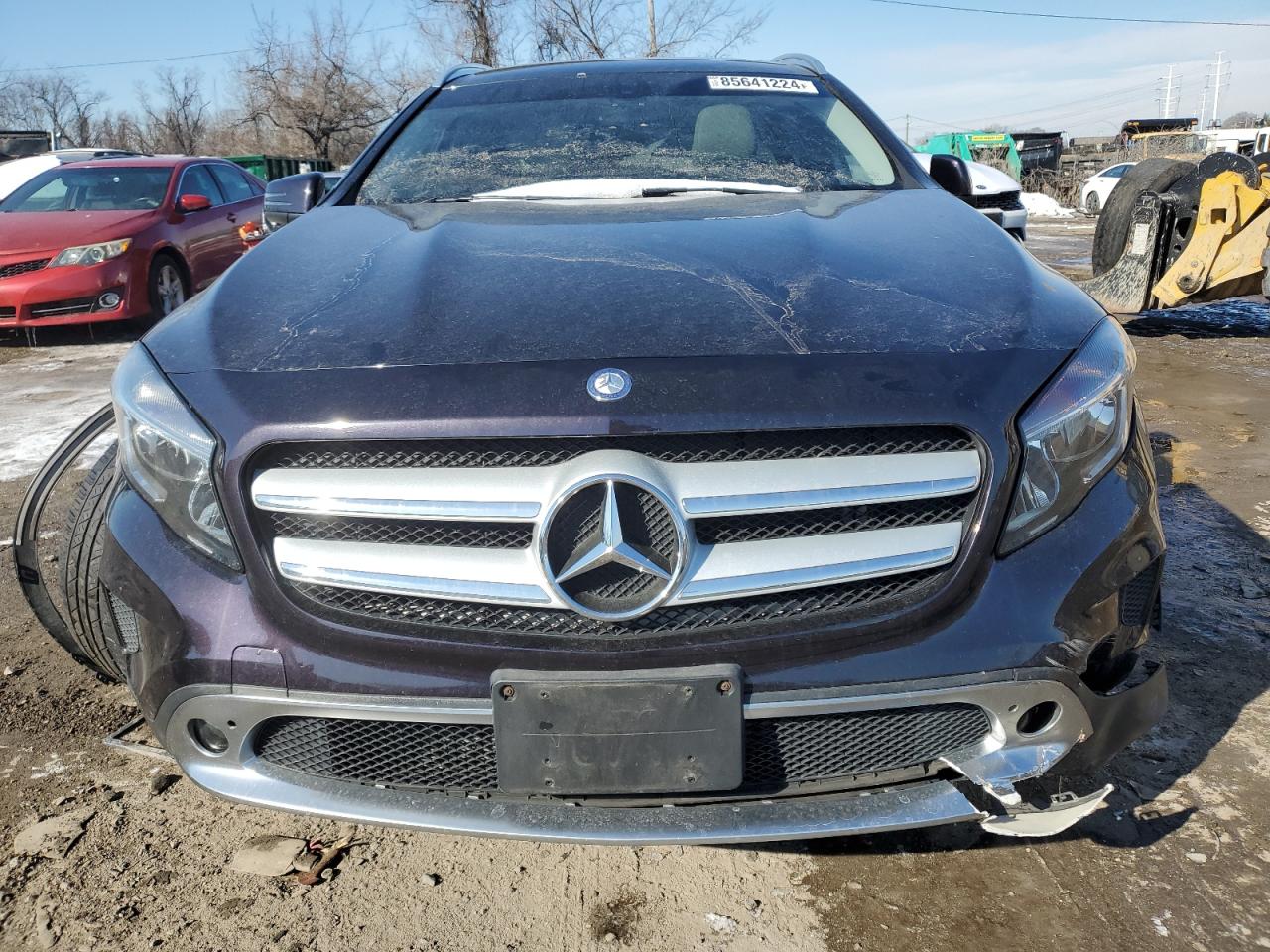 2015 Mercedes-Benz GLA-klasse VIN WDCTG4GB1FJ121415 Copart auction photo, front end / undercarriage damage thumbnail 5