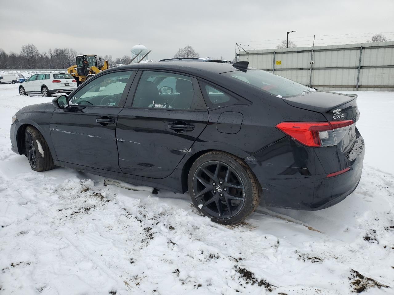 2022 Honda Civic VIN 2HGFE2F57NH554795 Copart auction photo, side damage thumbnail 2