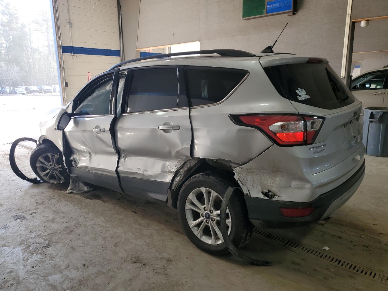 2018 Ford Escape VIN 1FMCU9HD3JUB78424 Copart auction photo, front end / side damage thumbnail 2