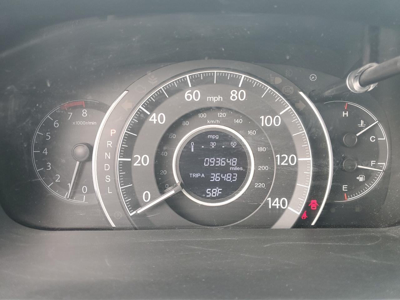 2016 Honda CR-V VIN 2HKRM3H3XGH506136 Copart auction photo, rear end / front end damage thumbnail 9