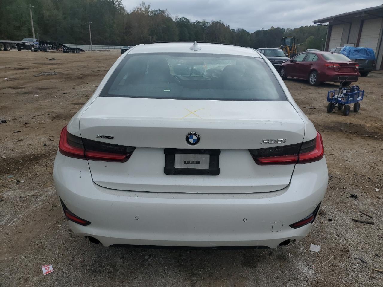 2020 BMW 3er VIN 3MW5R7J03L8B05609 Copart auction photo, front end damage thumbnail 6