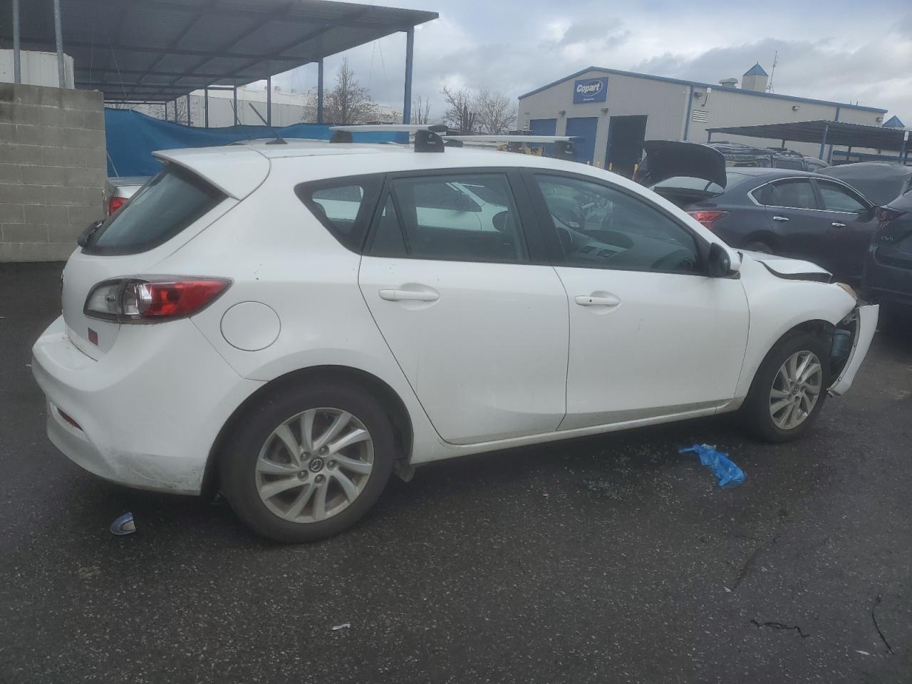 2013 Mazda 3 VIN JM1BL1LP6D1830514 Copart auction photo, front end damage thumbnail 3