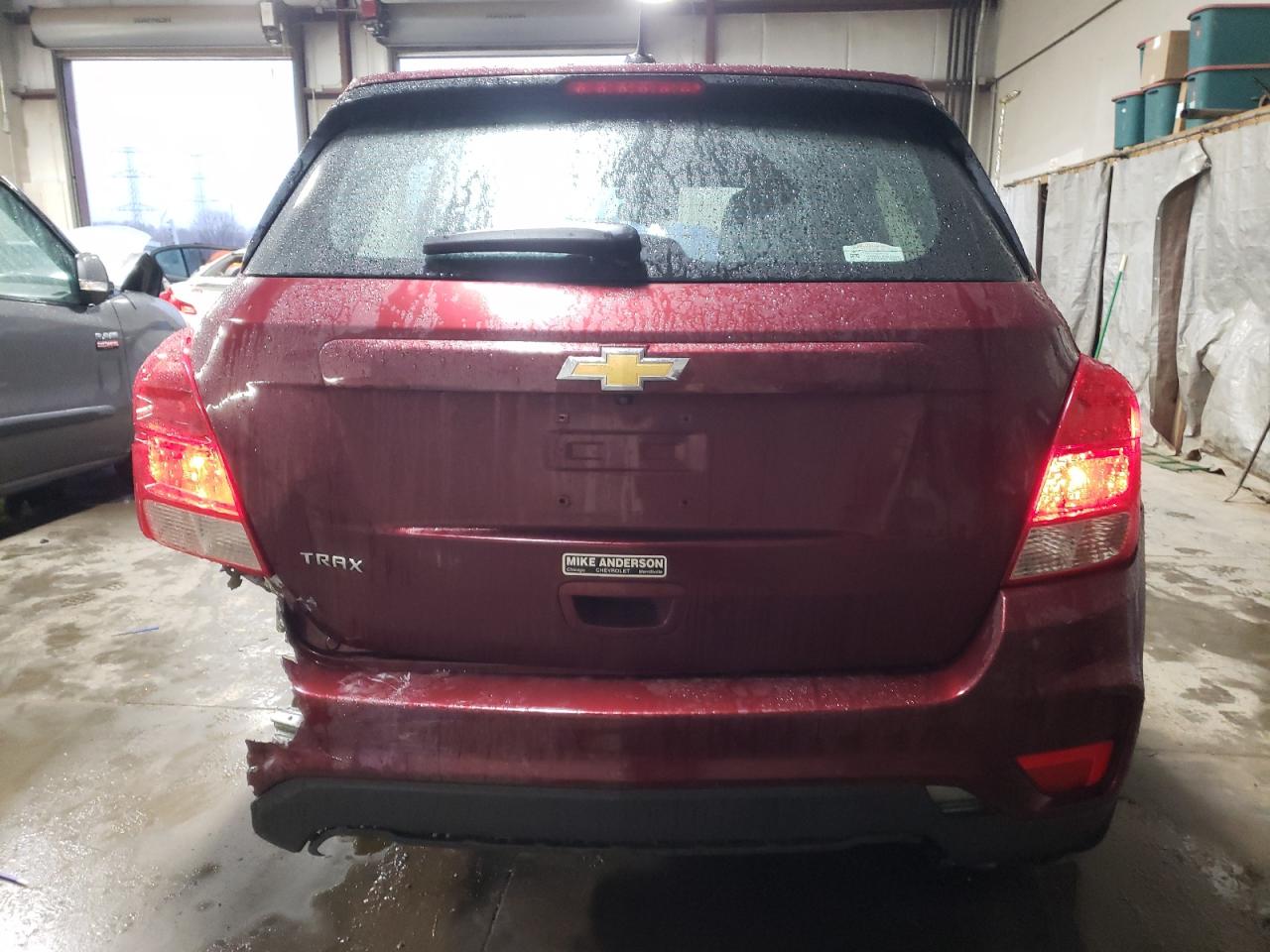 2017 Chevrolet Trax VIN 3GNCJKSB0HL216487 Copart auction photo, front end / rear end damage thumbnail 6