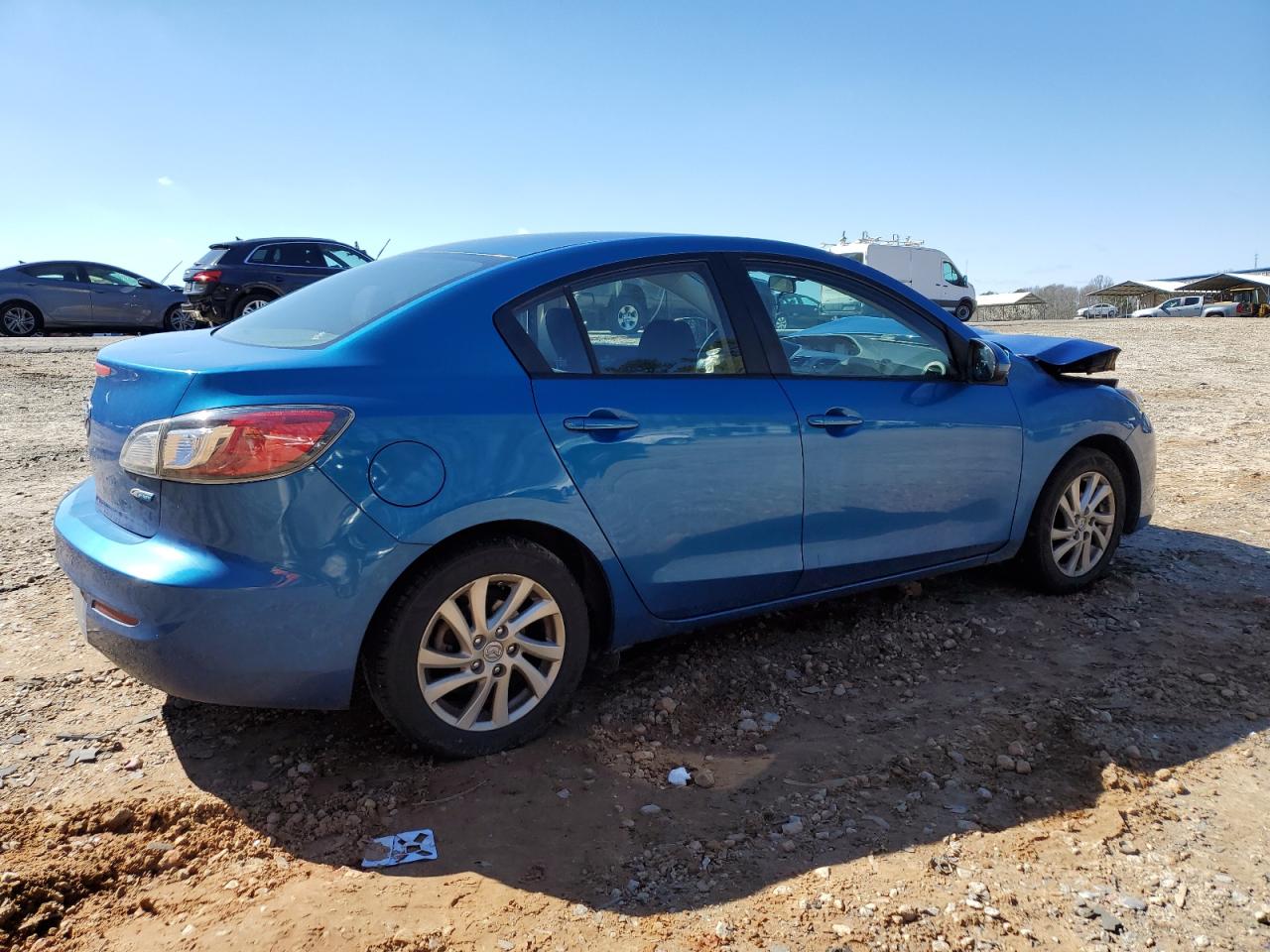 2012 Mazda 3 VIN JM1BL1V72C1594486 Copart auction photo, front end damage thumbnail 3