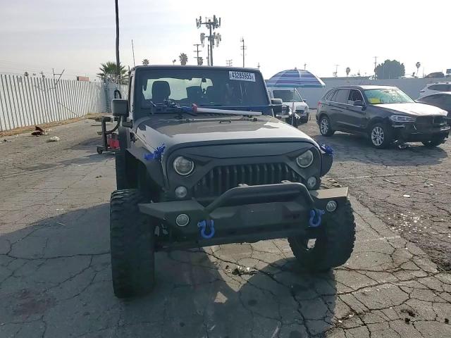 2017 Jeep Wrangler VIN 1C4GJWAG9HL576707 Copart auction photo, rear end damage thumbnail 10