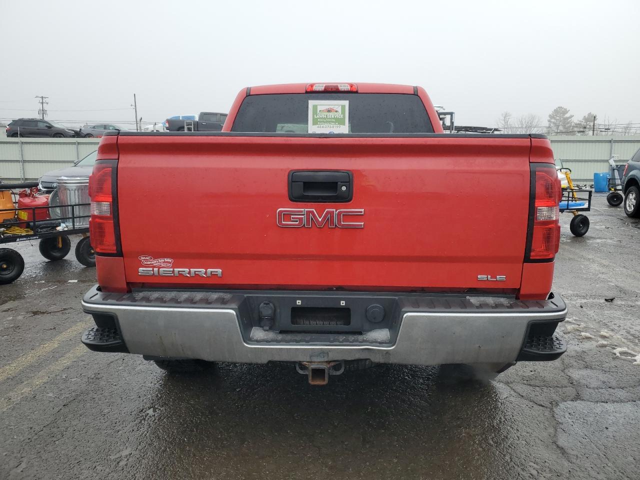 2014 GMC Sierra VIN 3GTU2UEC2EG221964 Copart auction photo, side damage thumbnail 6