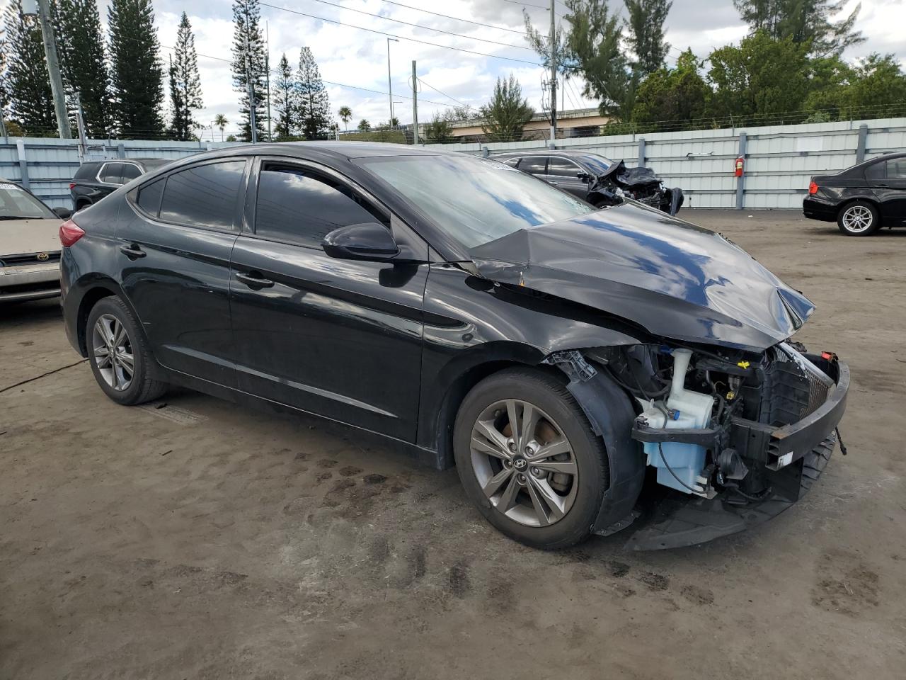 2017 Hyundai Elantra VIN 5NPD84LF0HH001276 Copart auction photo, front end damage thumbnail 4