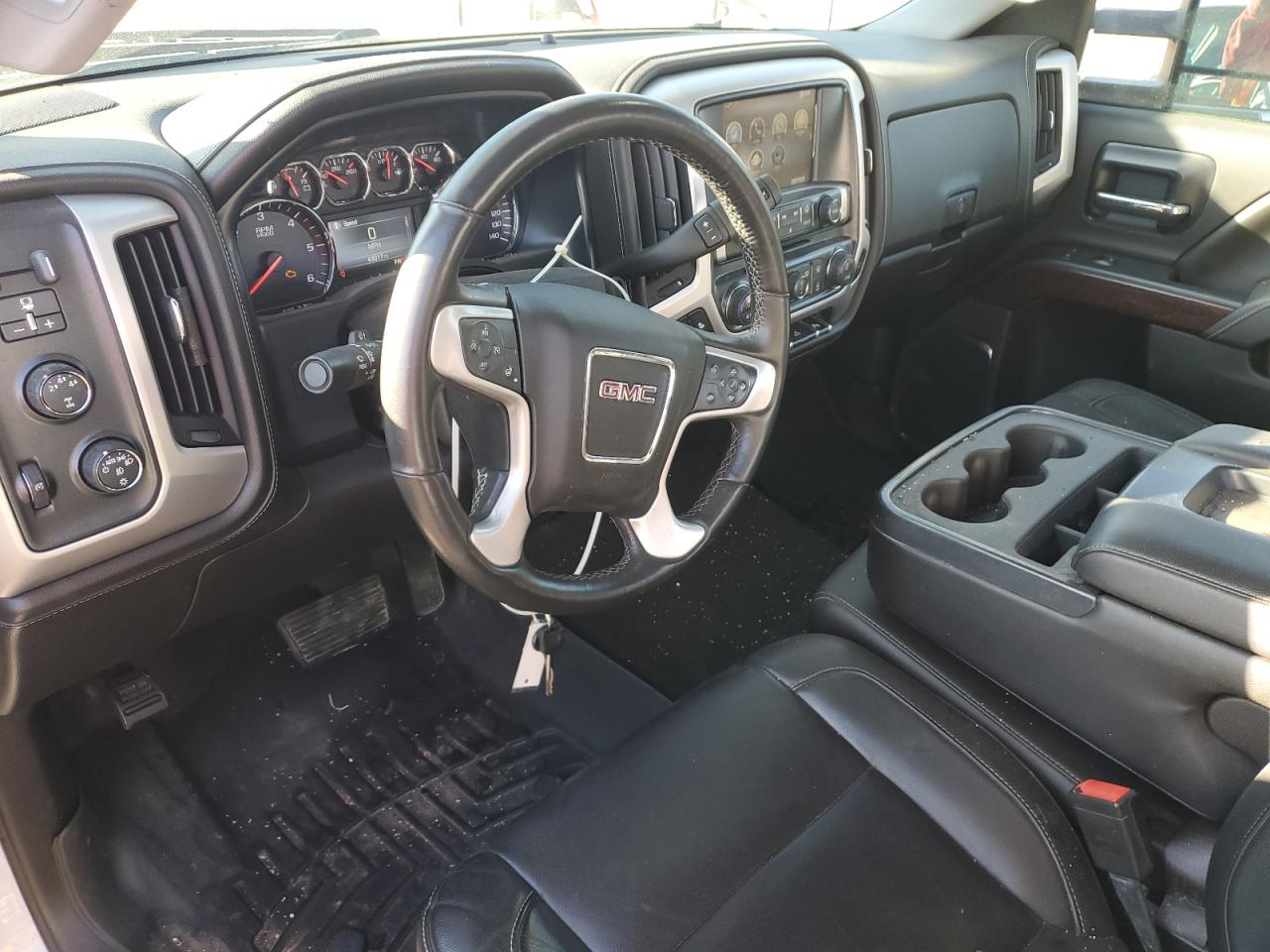 2015 GMC Sierra VIN 1GT12ZEG3FF110359 Copart auction photo, burn / rear end damage thumbnail 8