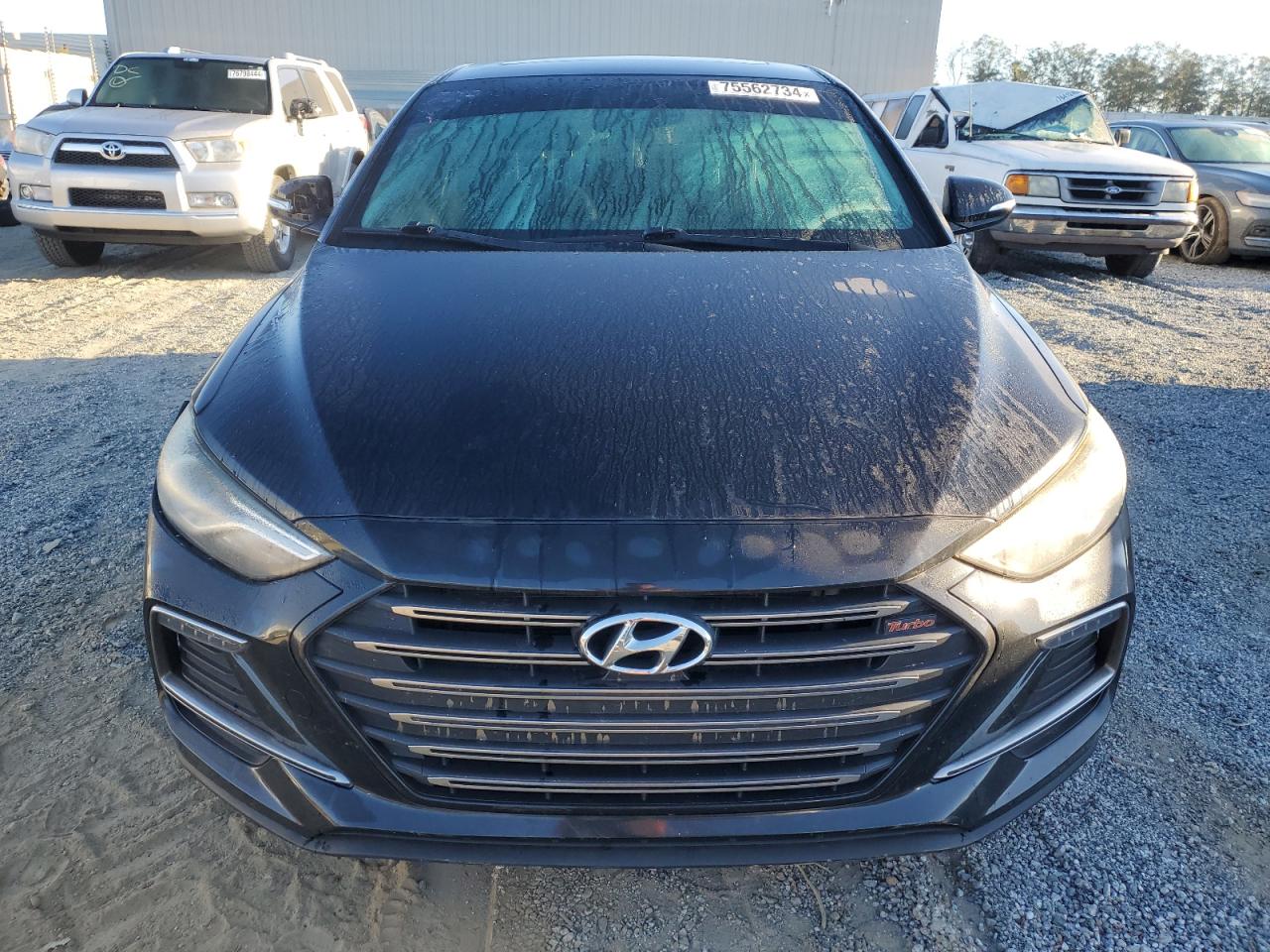 2018 Hyundai Elantra VIN KMHD04LB2JU597177 Copart auction photo, front end damage thumbnail 5