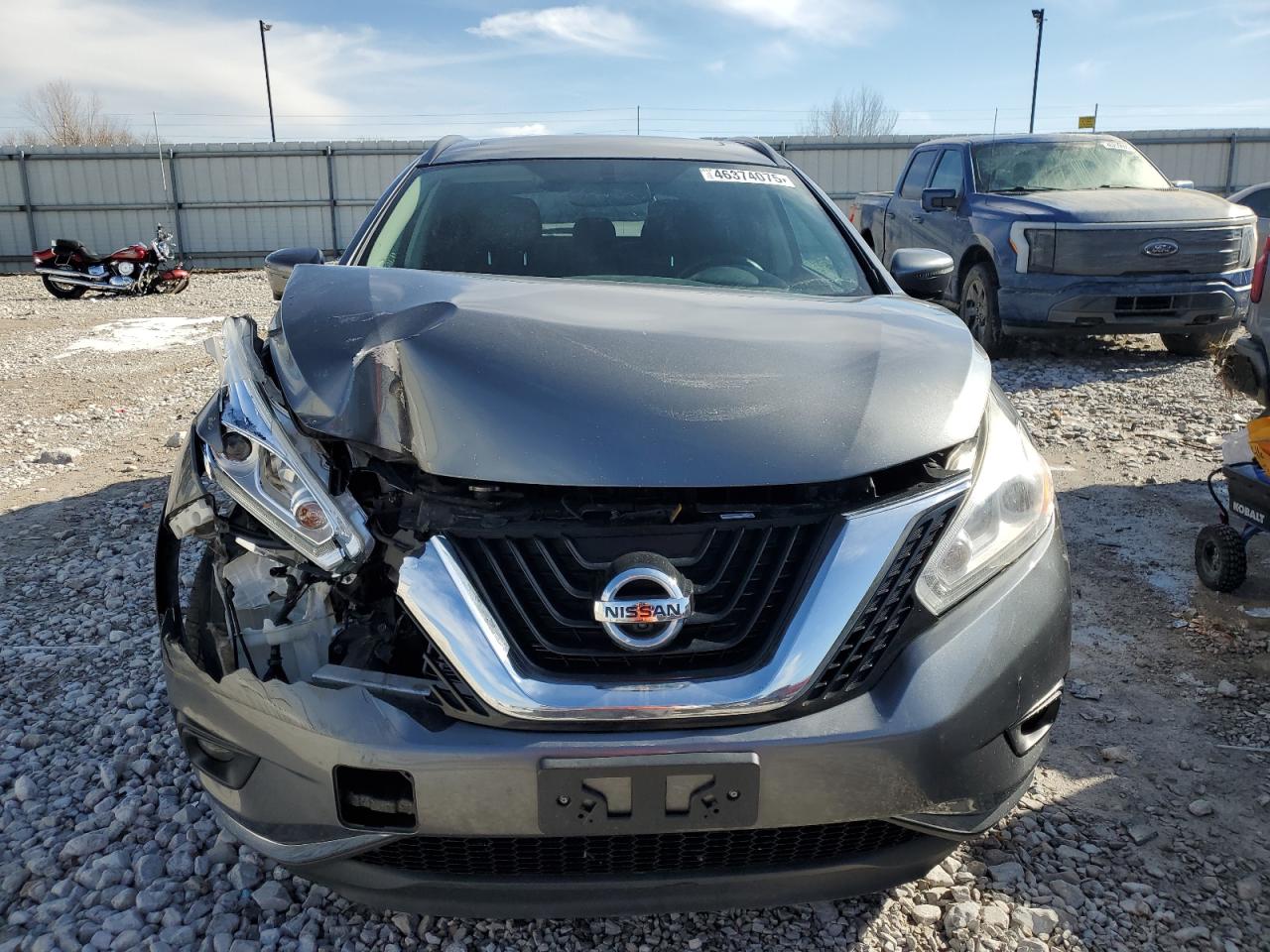 2017 Nissan Murano VIN 5N1AZ2MH7HN172185 Copart auction photo, front end damage thumbnail 5