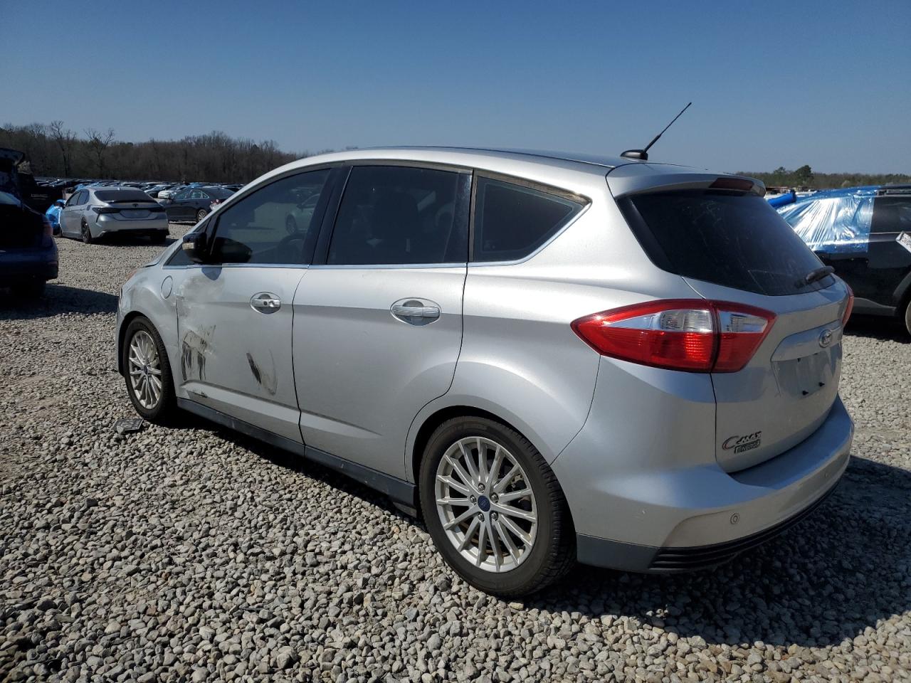 2014 Ford C-MAX VIN 1FADP5CU9EL515342 Copart auction photo, side damage thumbnail 2