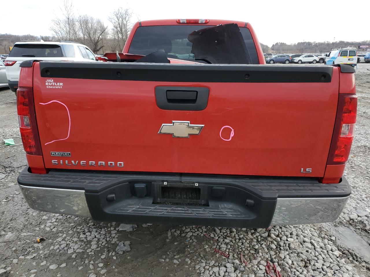 2010 Chevrolet Silverado VIN 1GCSKREA5AZ113948 Copart auction photo, front end damage thumbnail 6