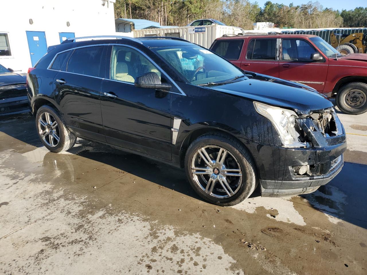 2011 Cadillac SRX VIN 3GYFNCEY3BS648997 Copart auction photo, front end / minor dent/scratches damage thumbnail 4
