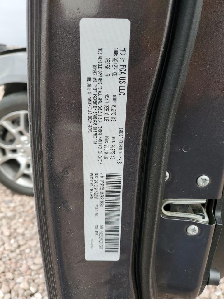 2016 Dodge Charger VIN 2C3CDXJG1GH211658 Copart auction photo, front end / side damage thumbnail 13