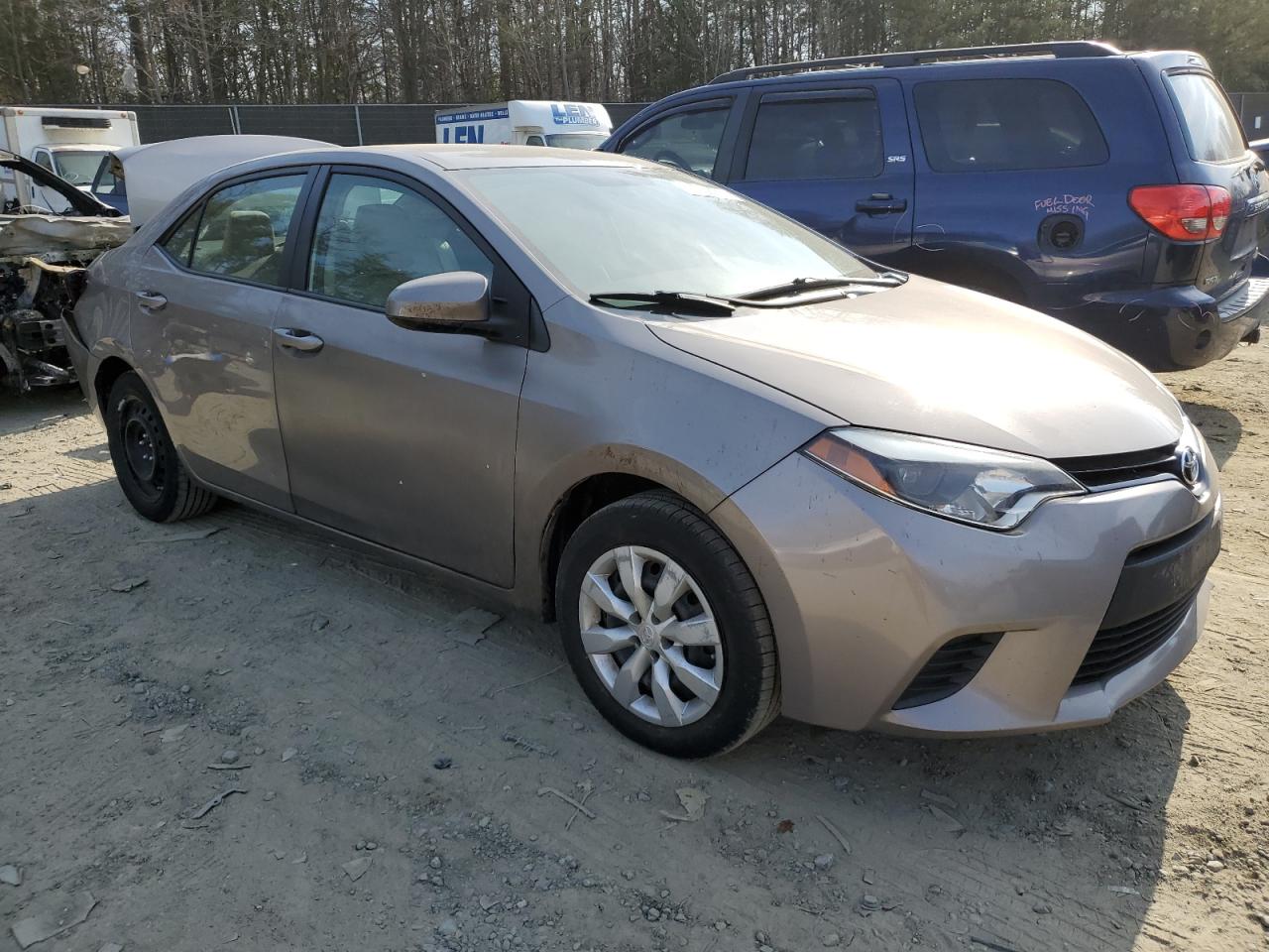 2014 Toyota Corolla VIN 2T1BURHE5EC191803 Copart auction photo, rear end damage thumbnail 4