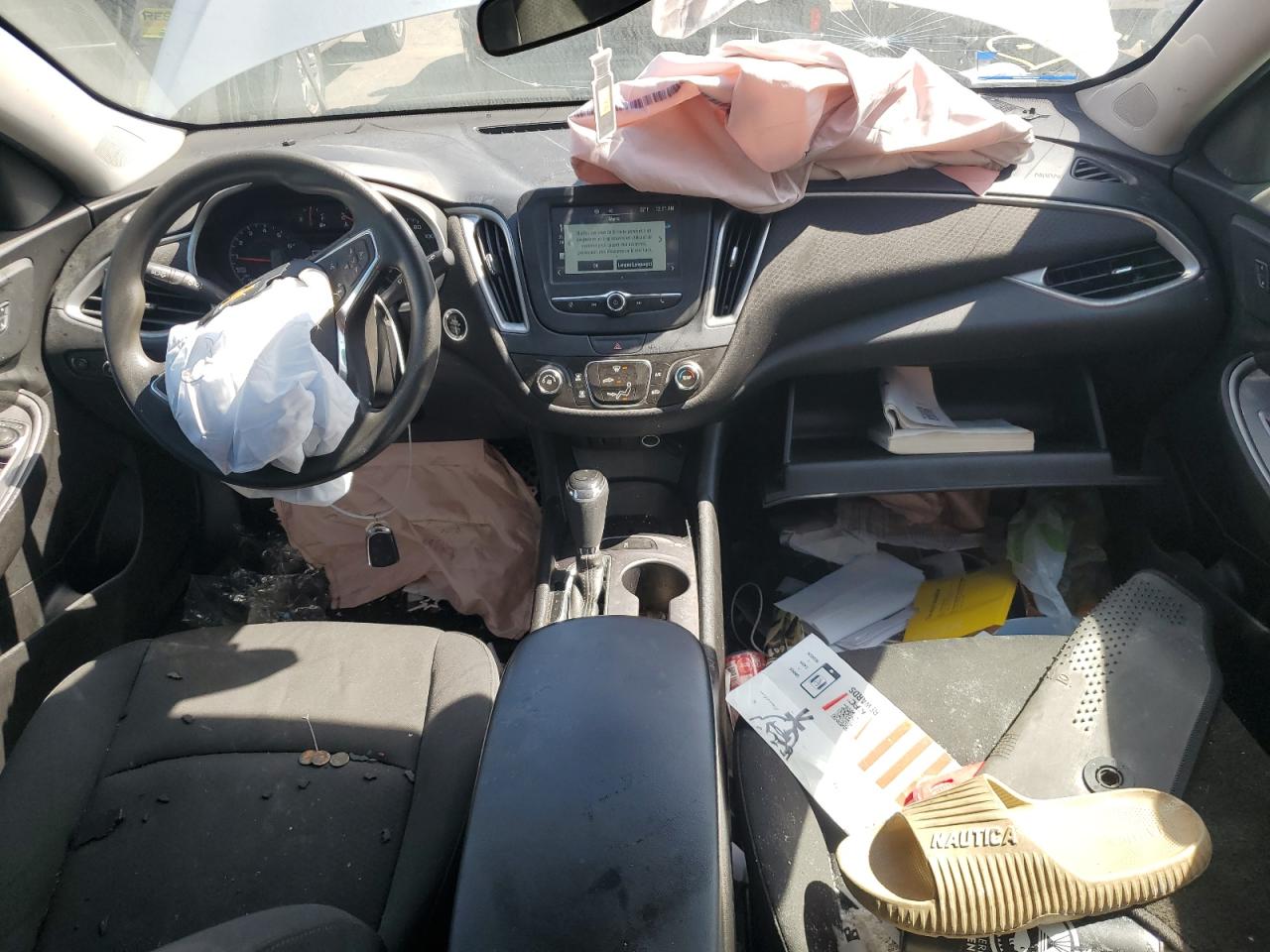 2016 Chevrolet Malibu VIN 1G1ZC5ST1GF299016 Copart auction photo, front end / all over damage thumbnail 8