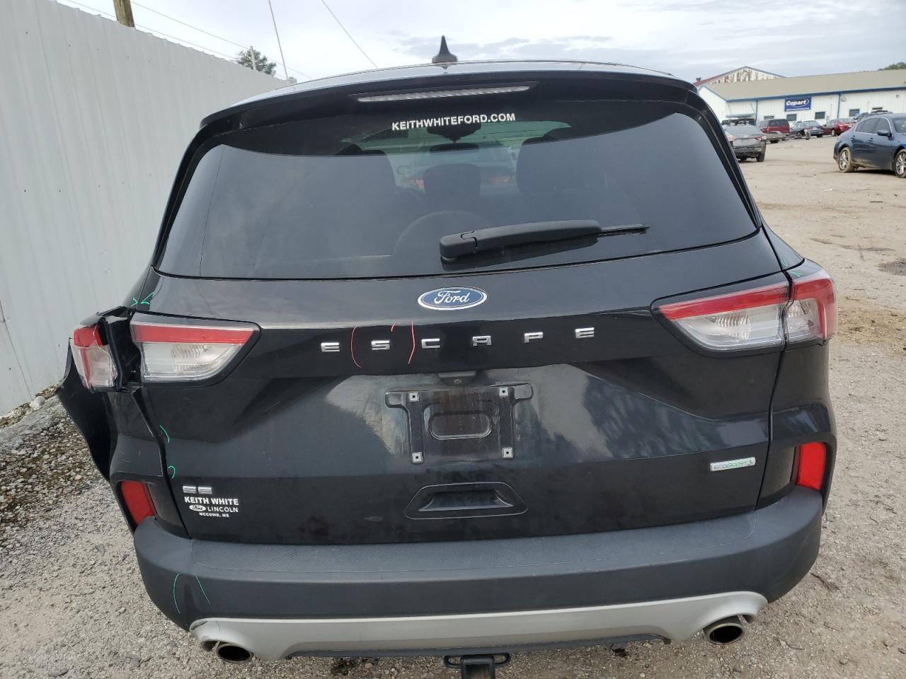2020 Ford Escape VIN 1FMCU0G63LUC08653 Copart auction photo, rear end / front end damage thumbnail 6